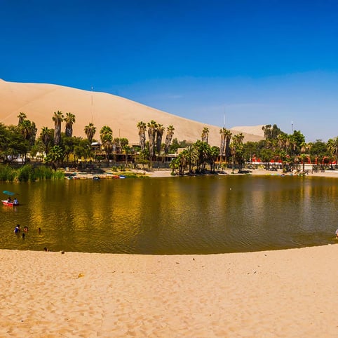 What is the Huacachina Oasis?