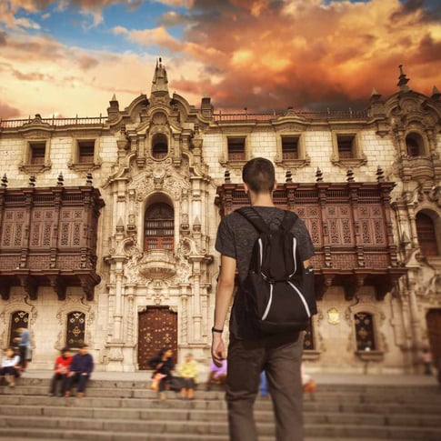 Imágenes de la Plaza de Armas de Lima