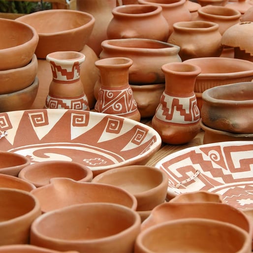 Formas distintas cerámica incaica