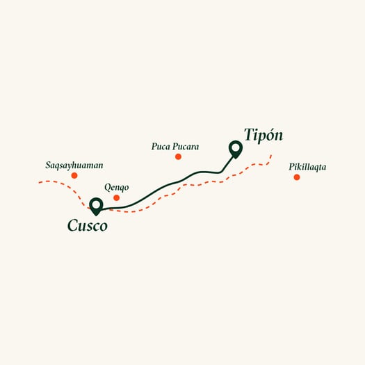 ¿Cómo llegar a Tipón - Cusco?