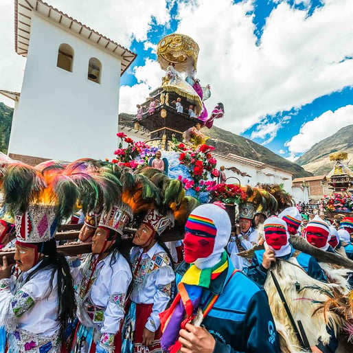 paseando a la virgen del carmen otro ángulo